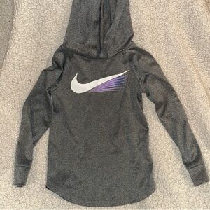 Nike Gray Hoodie with Logo